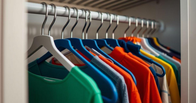Cabides de plástico reforçado: resistência para roupas Cabides de plástico reforçado: resistência para roupas