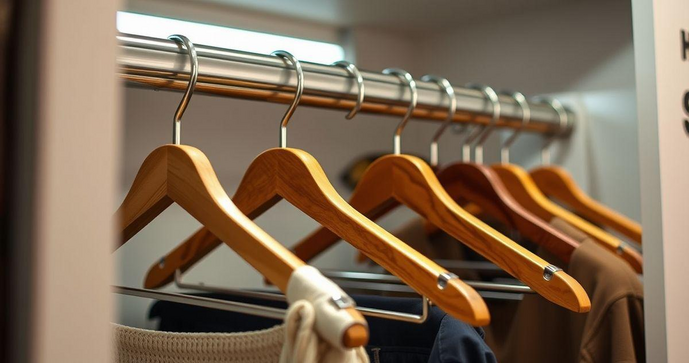 Como Escolher Cabides Personalizados para Organizar Seu Closet