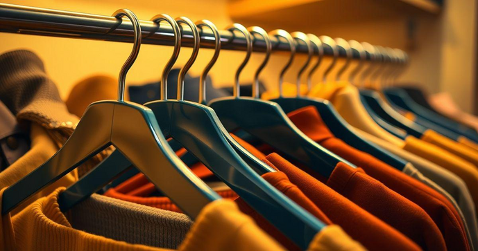 Cabides de Plástico Reforçado: A Revolução na Organização do Seu Closet